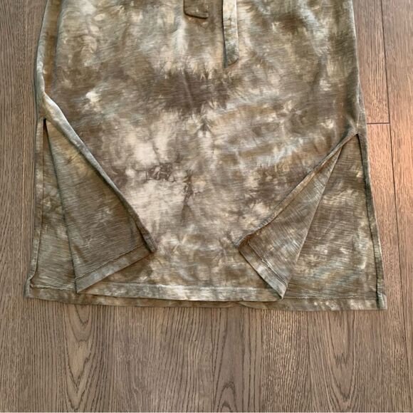 Angels Forever Young Dress Women Green Tie Dye  T-Shirt Maxi Belt Side Slits. - Picture 10 of 16